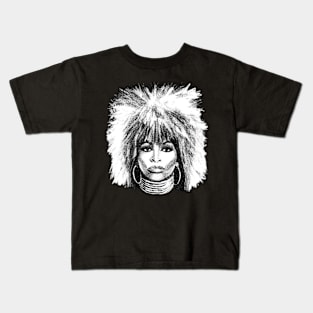 Tina Turner // Queen Of Rock And Roll Kids T-Shirt